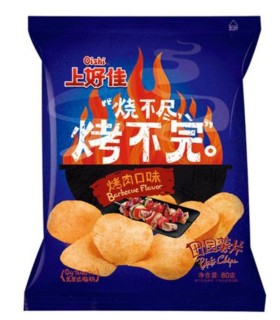 Chips al sapore BBQ - Oishi 50g