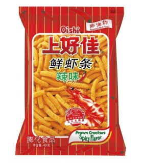 Chips al gusto di Gamberi Piccante - Oishi 40g