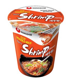 Nongshim Cup Noodles Coreano Shrimp Cup - 67gr