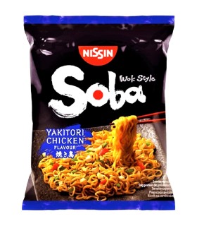 Nissn Soba Noodles al Gusto Yakitori di pollo- 110g