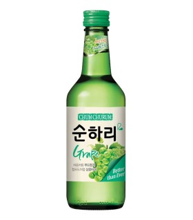 Chum Churum Soju Gusto di Uva Verde Liquore Coreano - 360ml