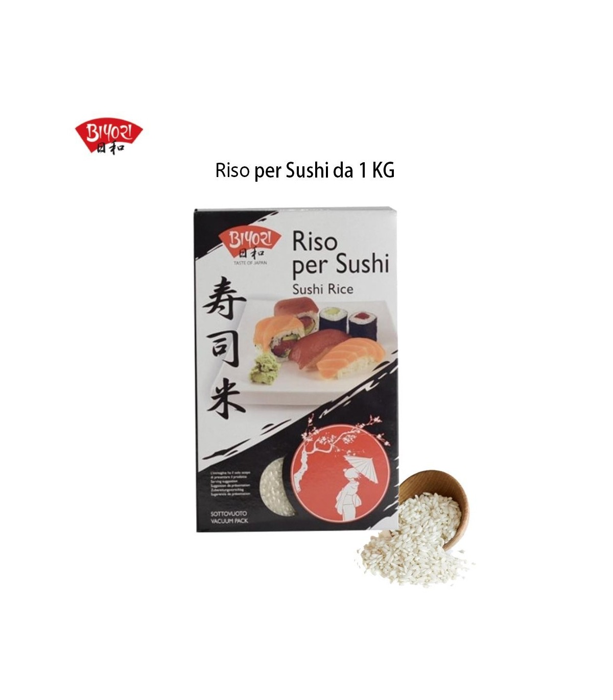 Kit per Sushi 100% carbonizzato Nikou Tappetino per Sushi in bambù 2 tappetini stuoia per Sushi per Principianti 5 Paia per Bacchette per Riso con spatola di Riso