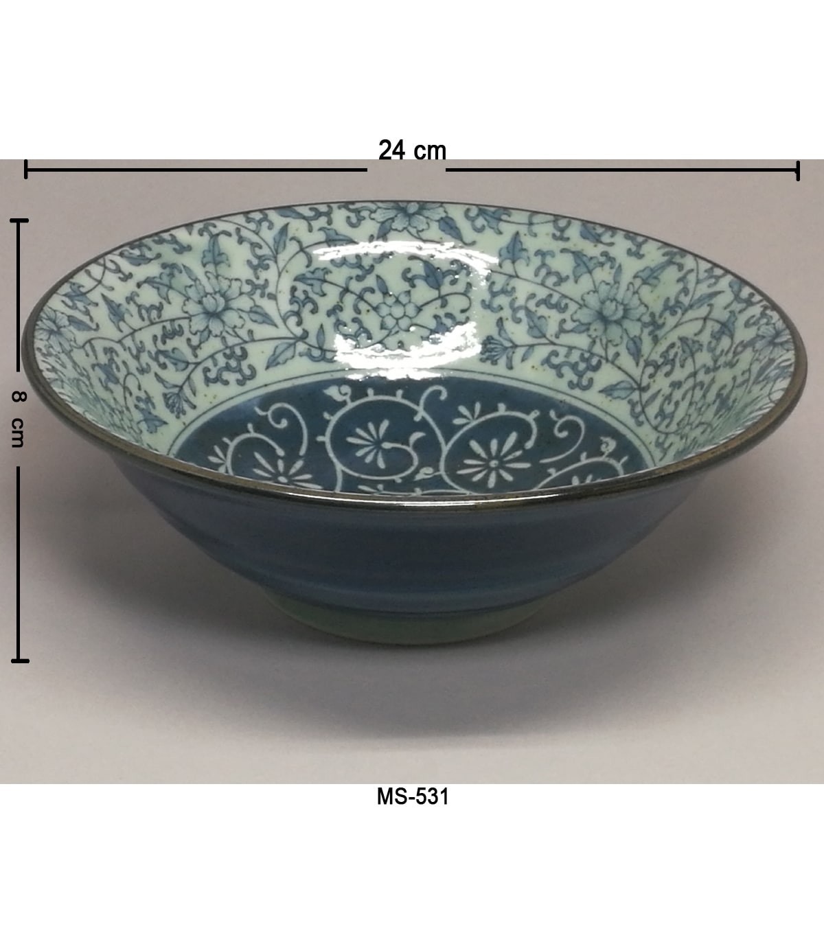 Udon Ciotola in porcellana giapponese Ramen pasta e insalata in ceramica fatta a mano per tagliatelle 2 x 21 cm Microonde Pho 